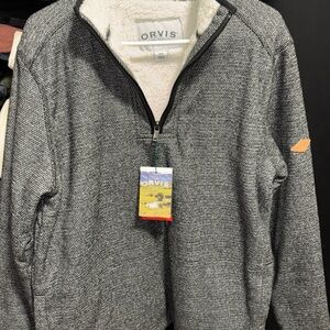 Orvis Men's Gray Sweater